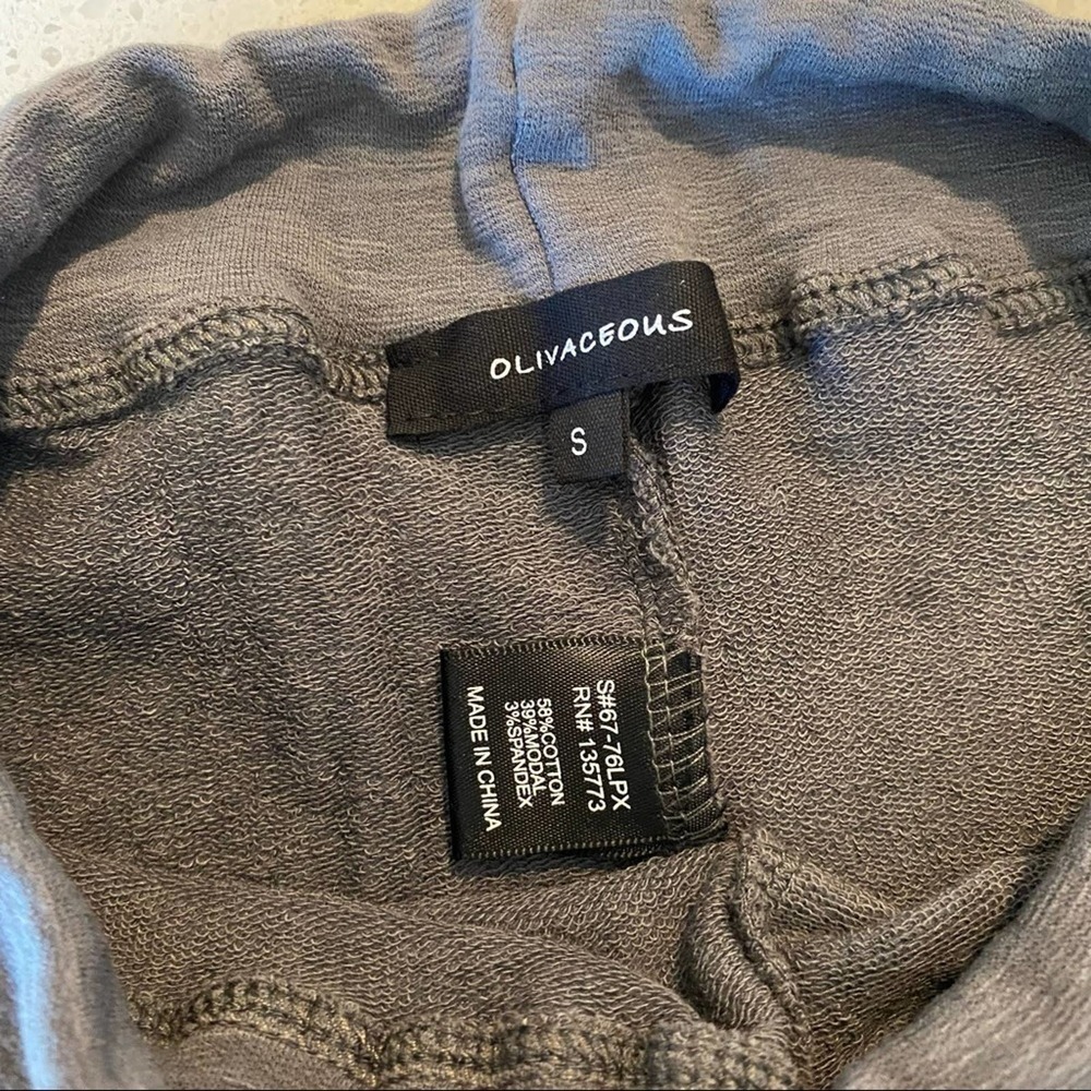 Olivaceous Seamless Heathered Grey Modal Leggings S 67-76LPX Made in USA NWOT - Picture 5 of 12